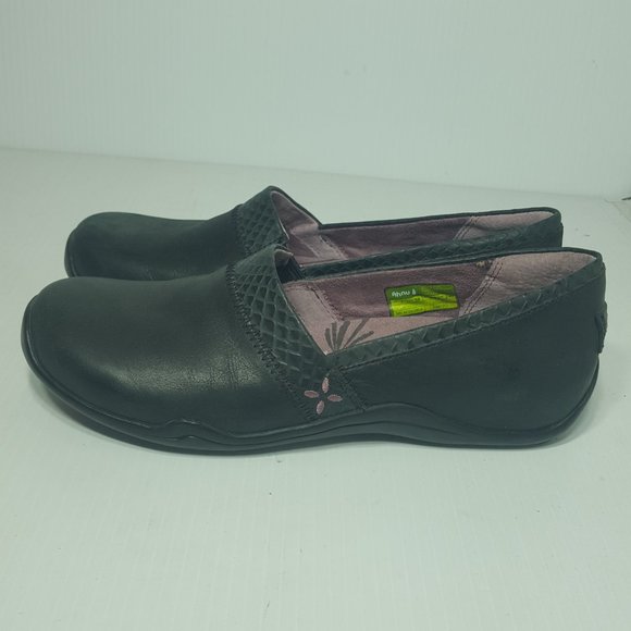 Ahnu Womens Leather Slip-ons - Size 7 US - Pre-owned - C1KG84 - Picture 5 of 7